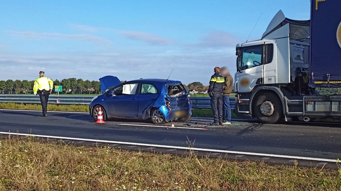 De plek van het ongeval (Rechten: Van Oost Media)