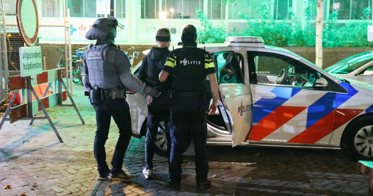 Arrestatieteam pakt man op in buurt