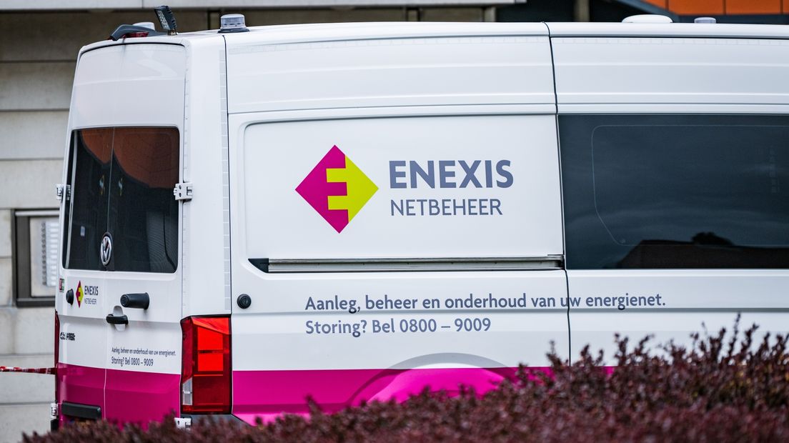 Een werkbus van Enexis