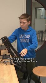 Leerlingen maken podwalk Dalen