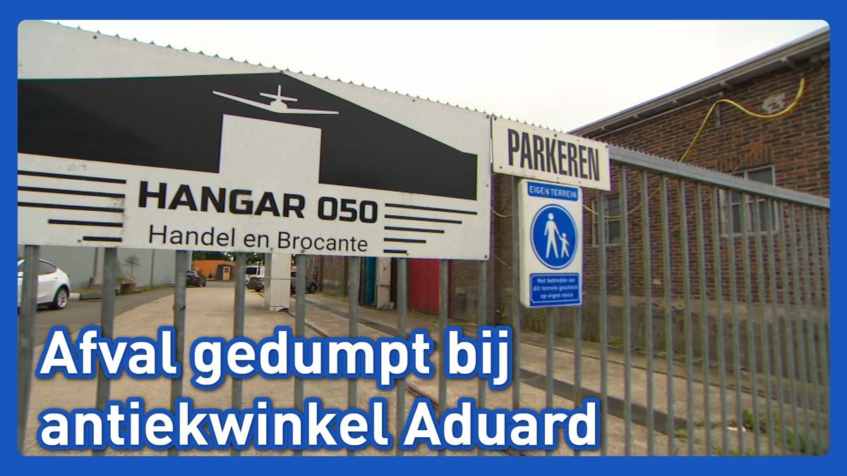 Antiekwinkel Aduard is zat van dumpafval