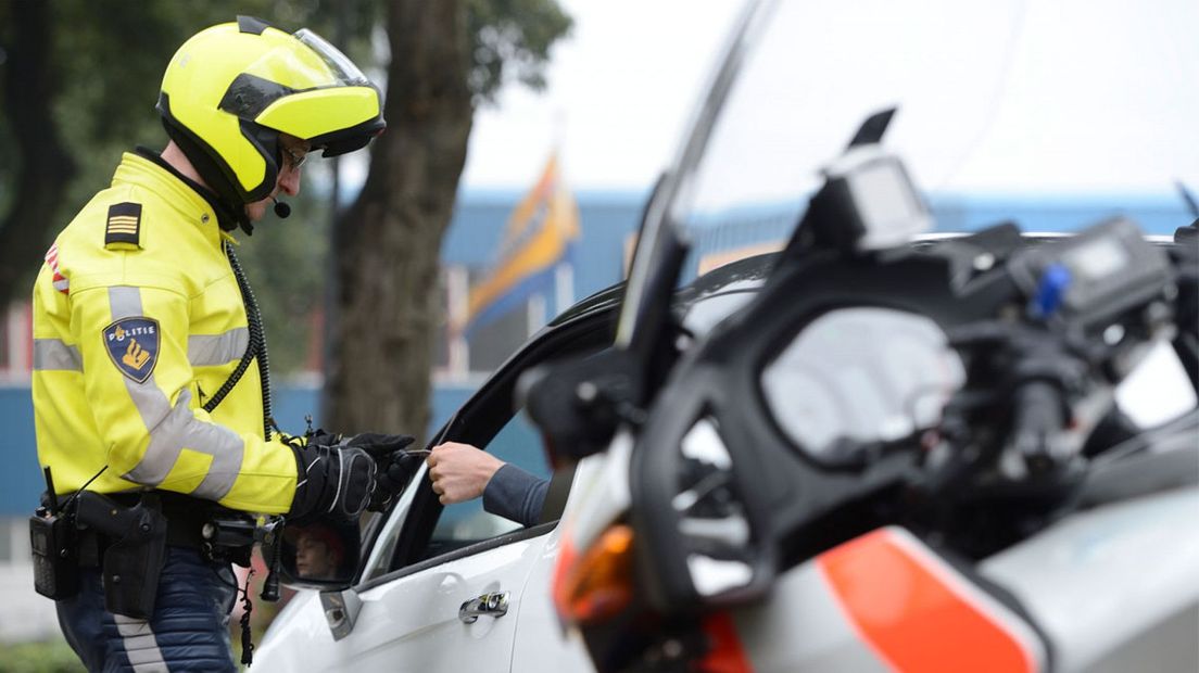 Verkeerscontrole in Wassenaar