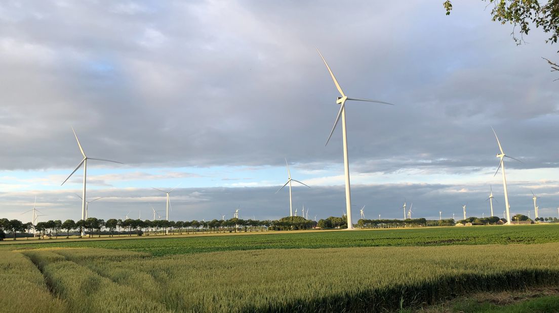 De zuidelijke molens van windpark Geefsweer