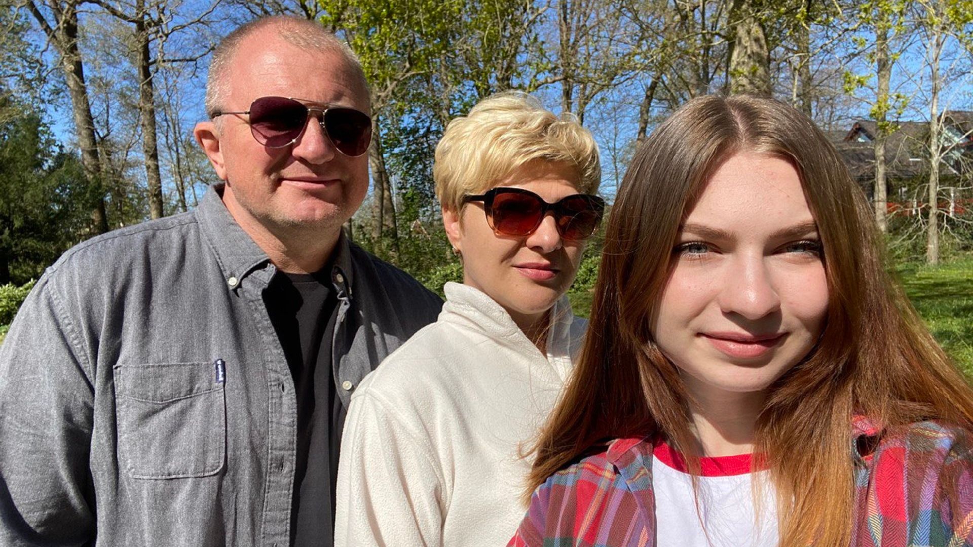 Dariia en haar ouders