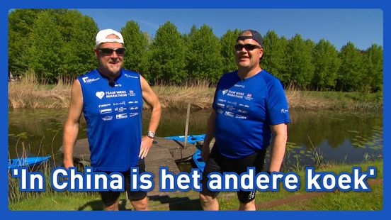 Trapje op, trapje af: trainen voor de Chinese Muur