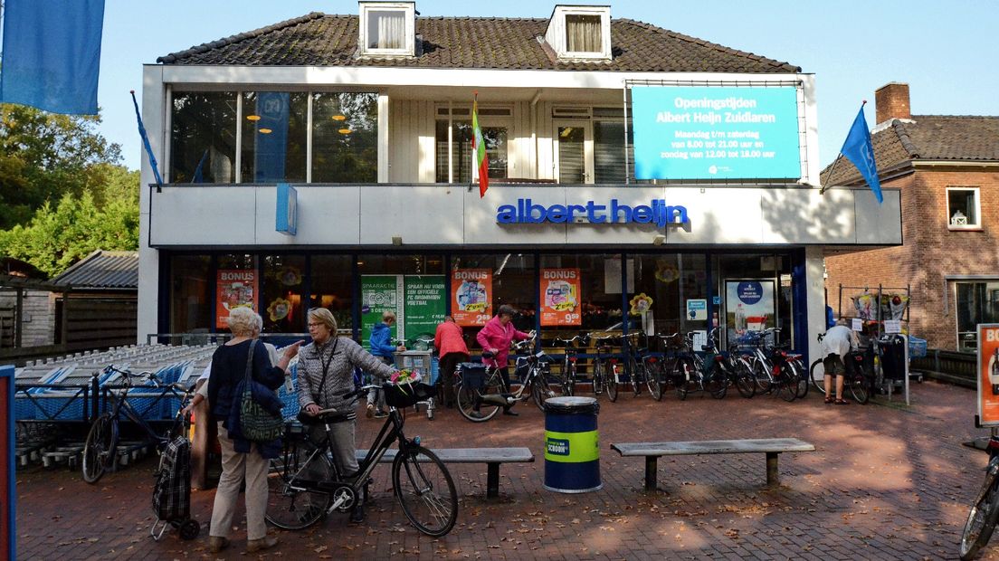 De Albert Heijn aan de Stationsweg in Zuidlaren (Rechten: Jeroen Kelderman / RTV Drenthe)