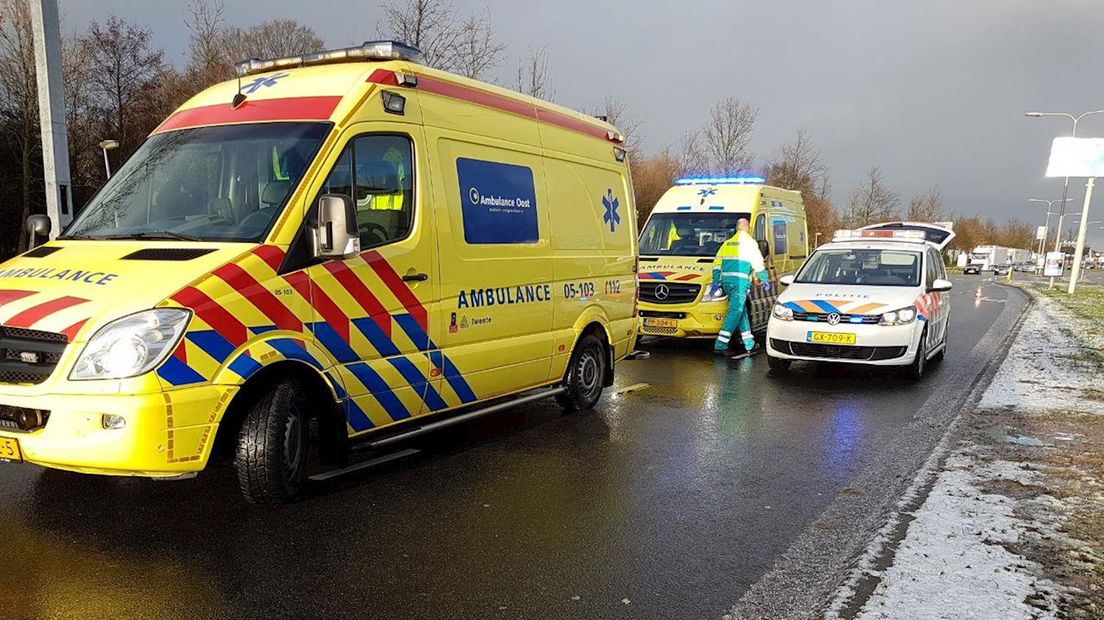 Zwangere vrouw gewond bij botsing in Hengelo