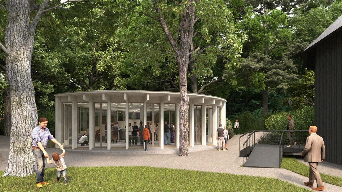 Foyer bij Globetheater Shakespearetheater