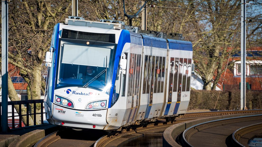 Een tram van RandstadRail