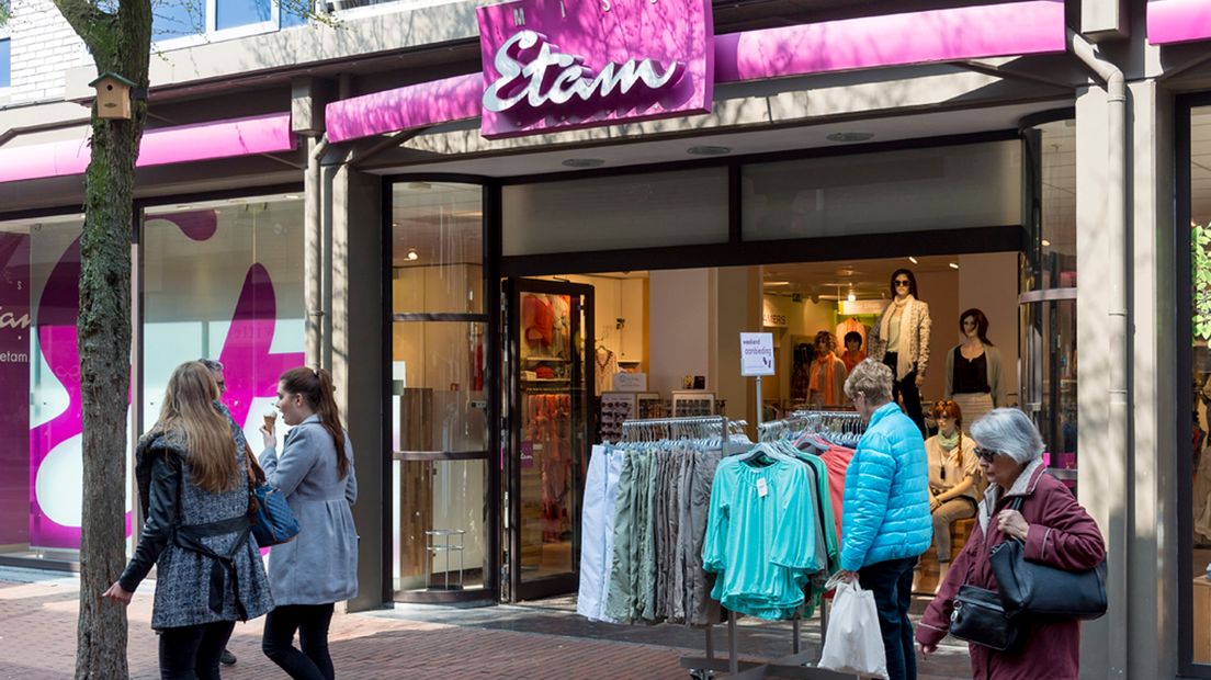 Een winkel van Miss Etam.