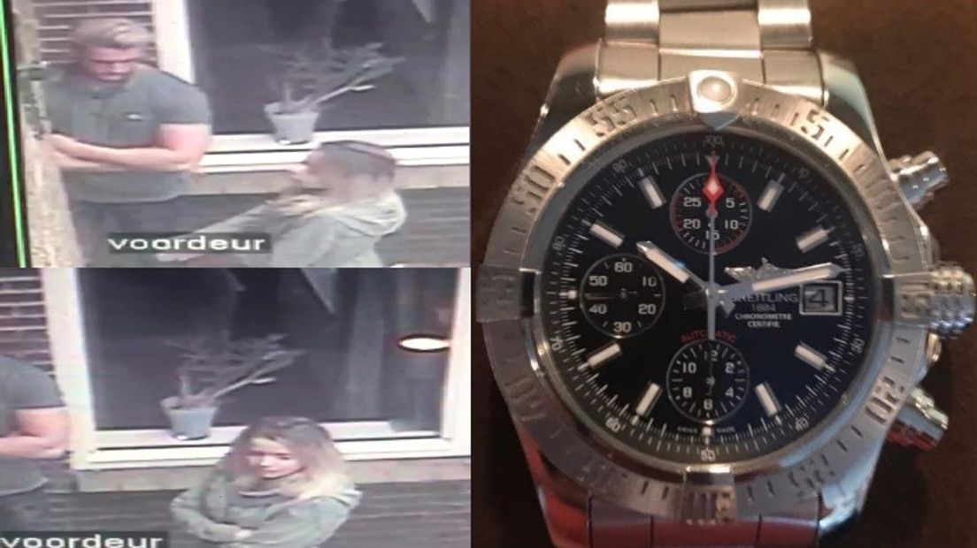 Het stel betaalde het horloge met vals geld (Rechten: politie.nl)