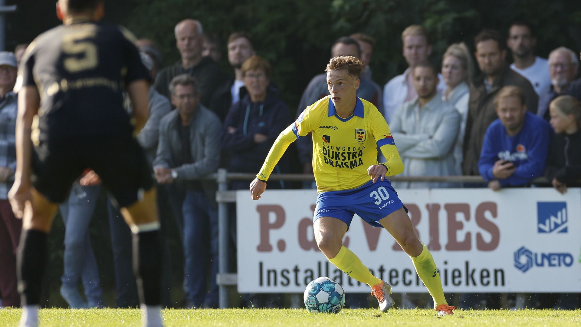Remco Balk yn syn earste wedstriid foar Cambuur