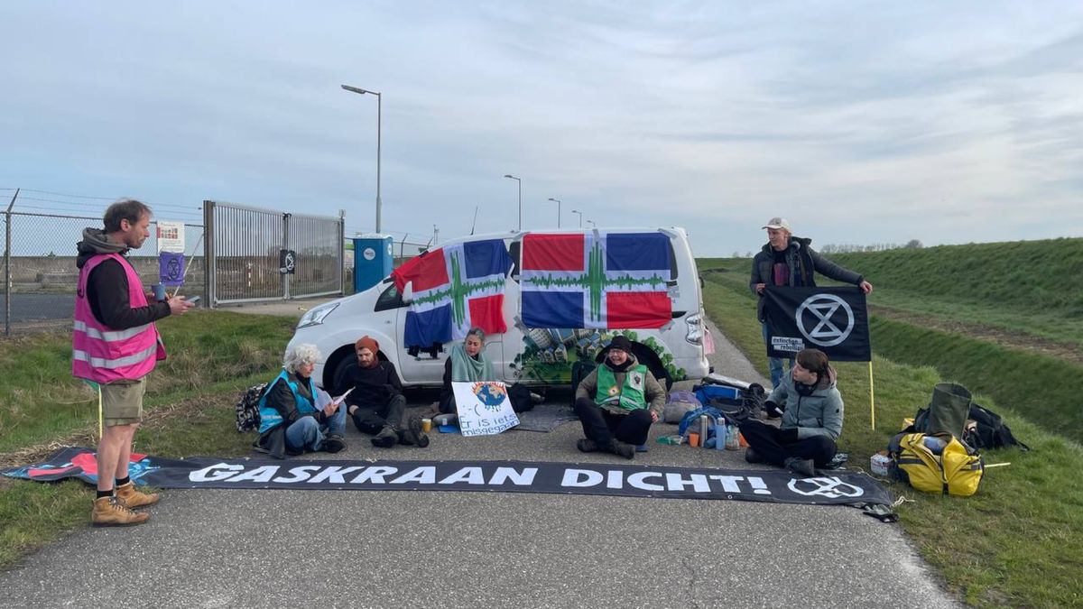 Actievoerders blokkeren toegang tot gaslocatie Warffum