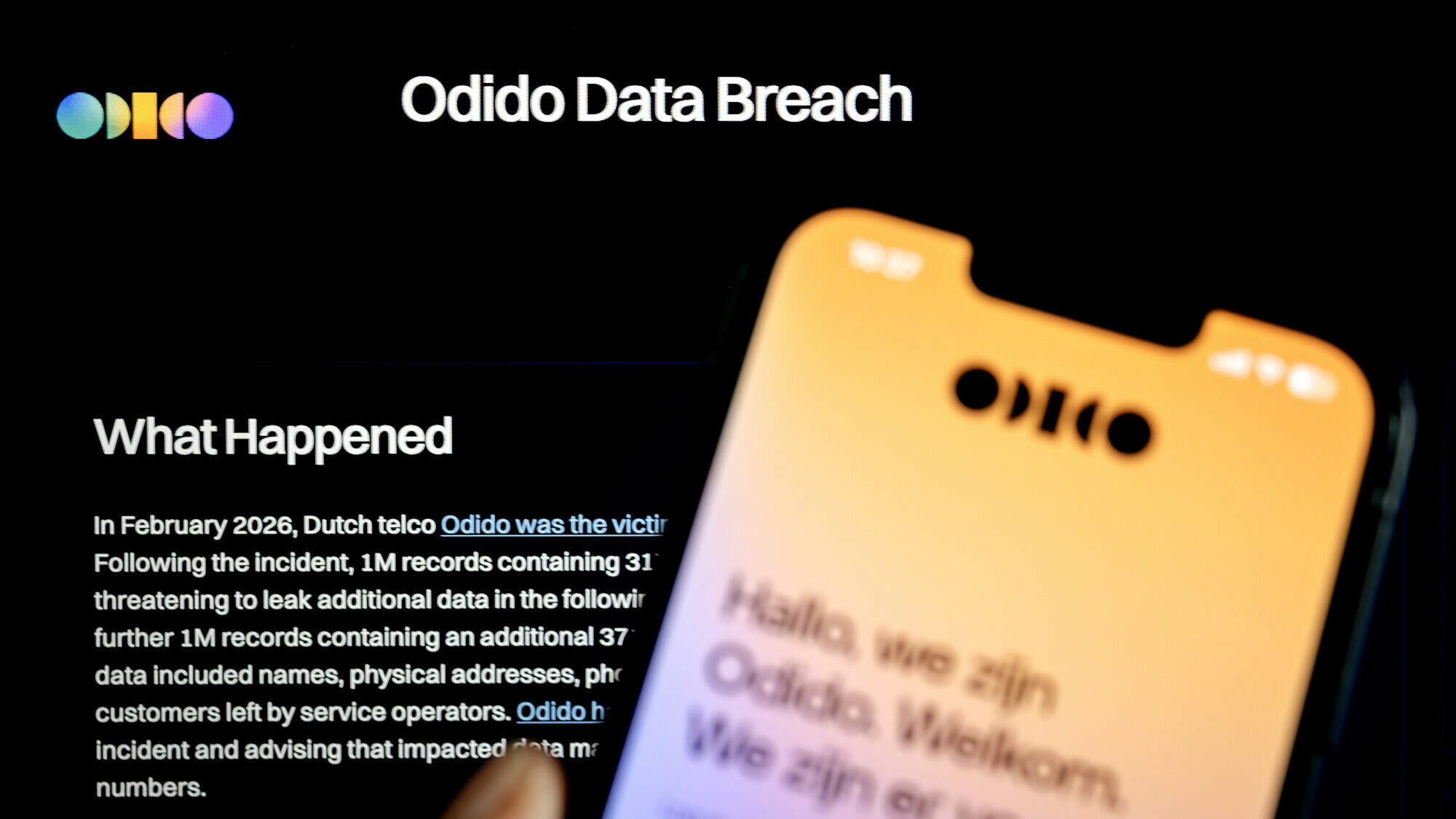 Jouw gegevens na Odido-hack liggen op straat, wat moet je doen? 'Heel alert blijven'