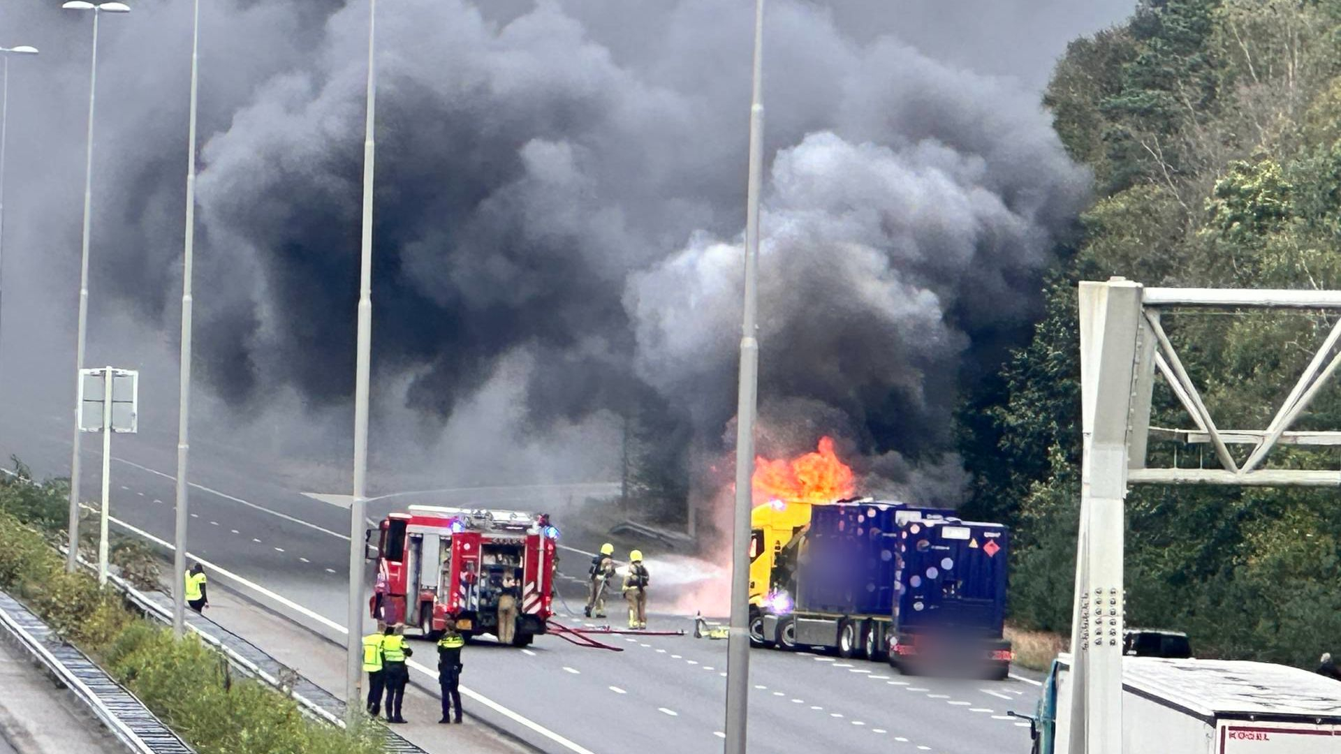 Brandende vrachtwagen en meer ongemak: drukke avondspits voorbij