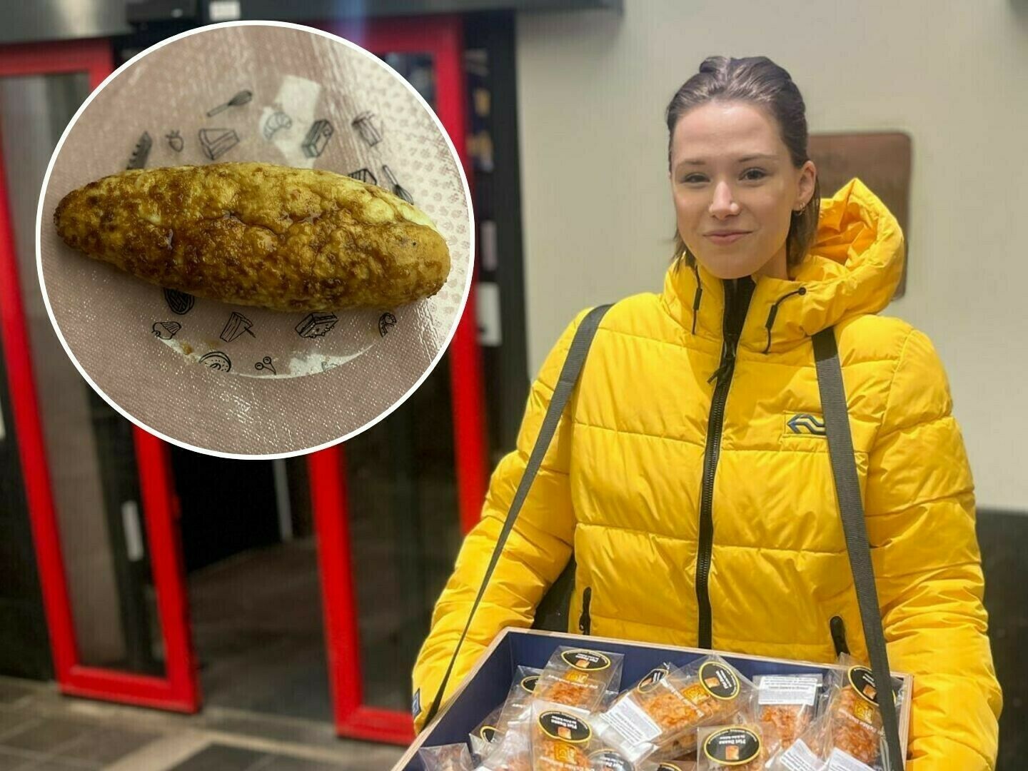 Treinreiziger krijgt cadeau van de NS vanwege de nieuwe dienstregeling: de worstenbolus