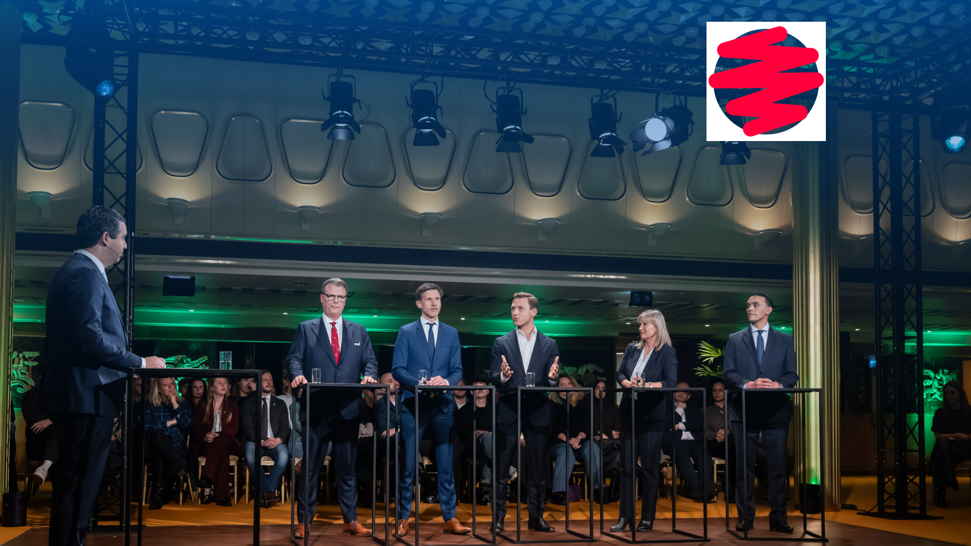 De lijsttrekkers debatteerden over de stelling 'Geen AZC's'