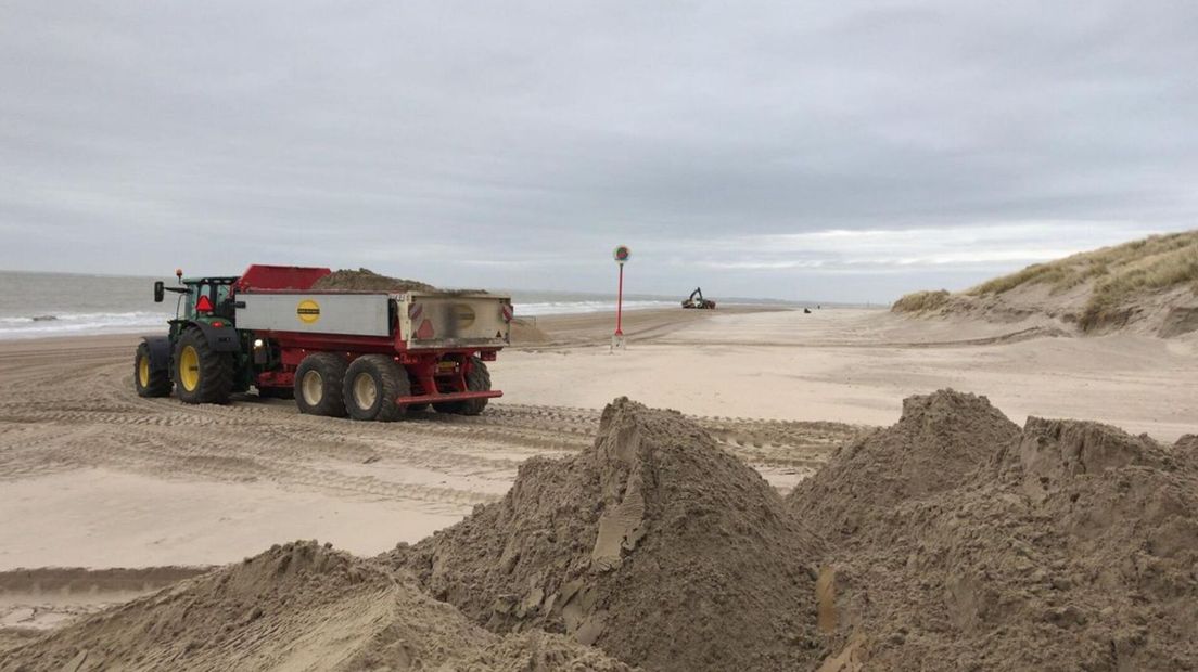 Strand ophogen Renesse