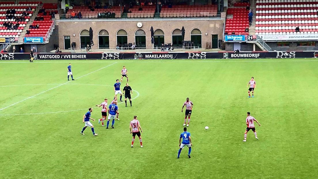 Beloftenteams in de piramide: een leeg stadion bij Jong Sparta - GVVV