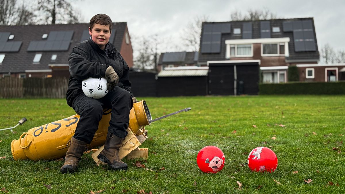 Basisschool in Noordscheschut knalt de vakantie in met zelfgemaakt kanon