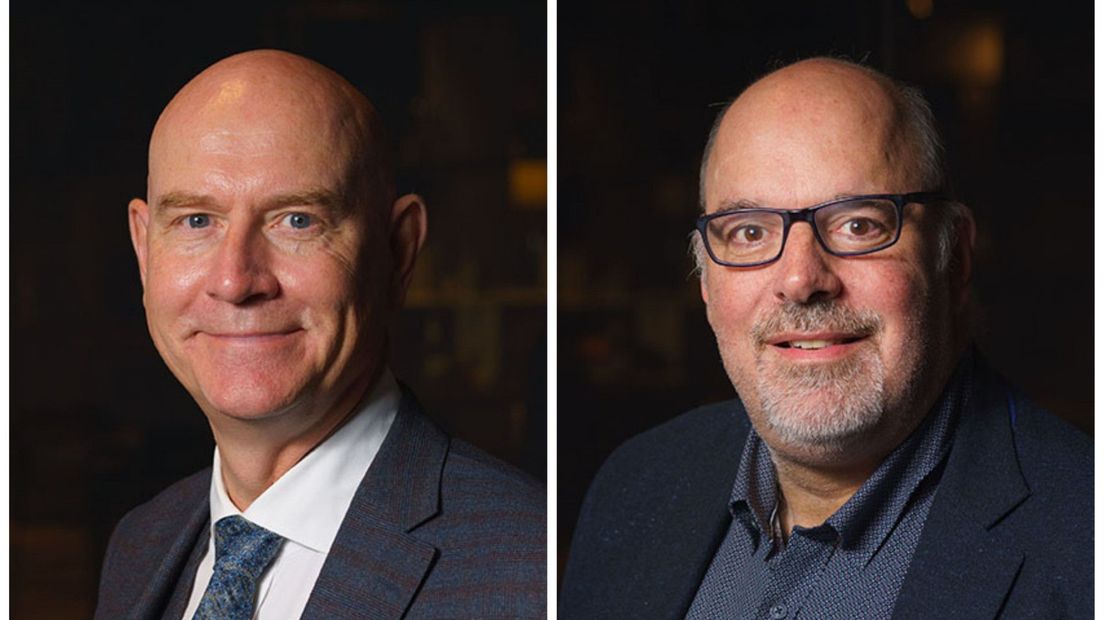 Erwin Hoogland (VVD) en Robert Klumpes (GroenLinks)