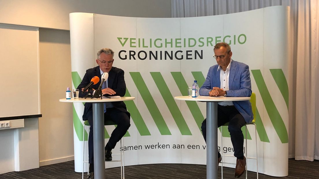 De persconferentie van de Veiligheidsregio Groningen