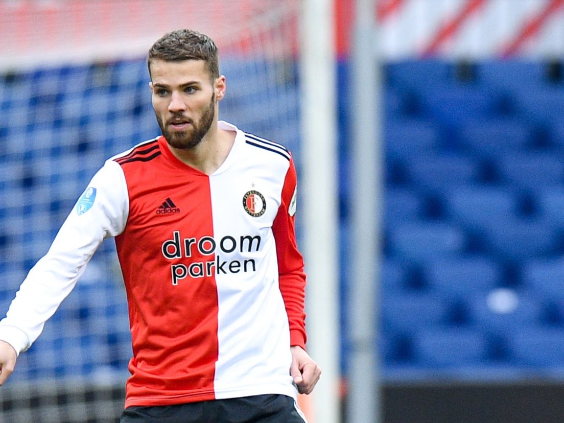 Bart Nieuwkoop tijdens Feyenoord-Heracles (0-0).