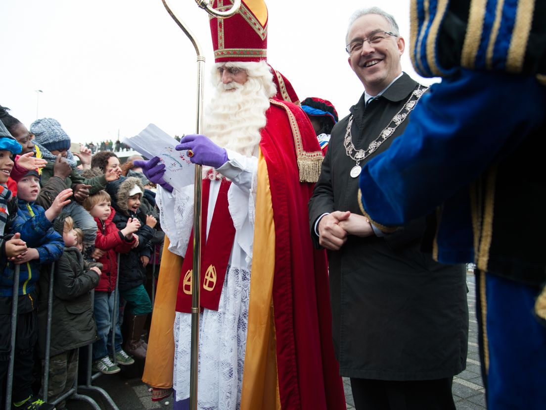 De intocht van Sinterklaas in 2015.