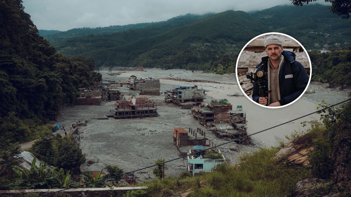 Op crossmotor door de bergen: Zwollenaar documenteert ramp in Nepal