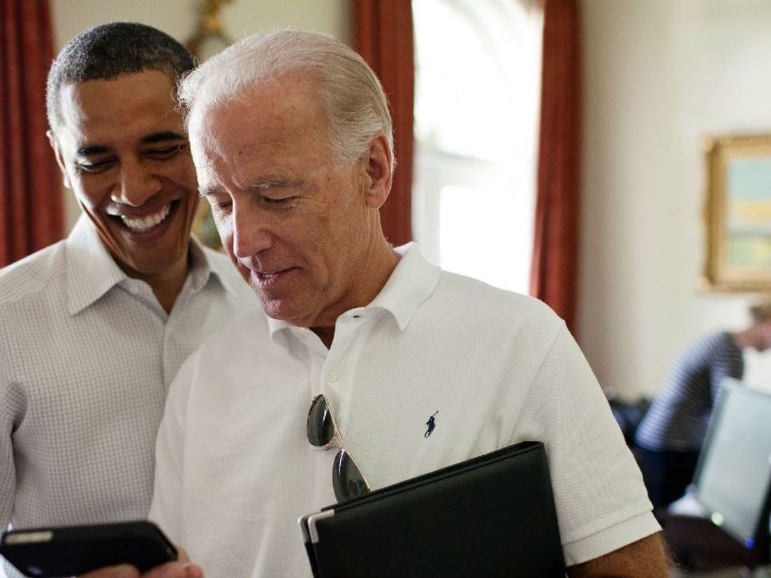 Voormalig president Barack Obama en toekomstig president Joe Biden.