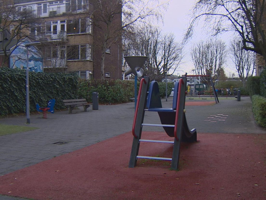 Een speeltuin aan de Statensingel in Rotterdam-Blijdorp