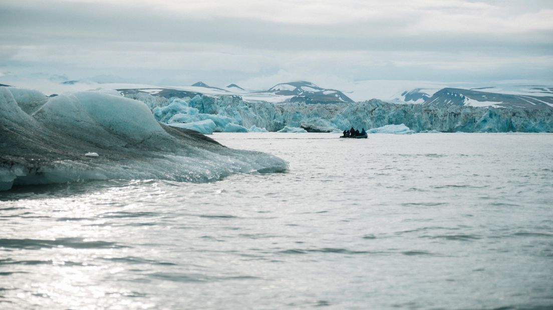 Het team van Maarten Loonen in Spitsbergen