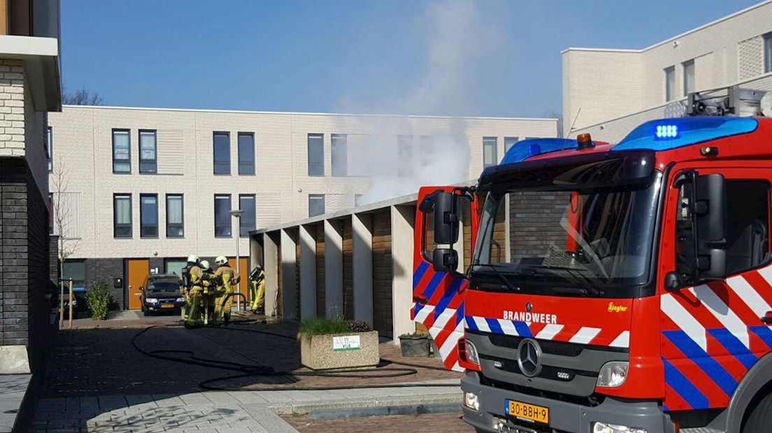 Schuur uitgebrand in Enschede