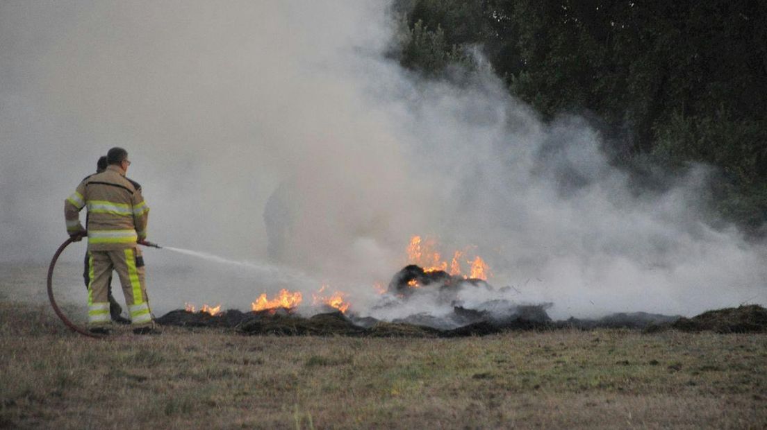 Afbranden riet veroorzaakt overlast in Ossenzijl