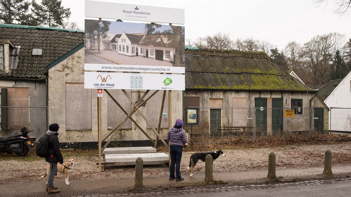 Schot in renovatie smederij Lage Vuursche