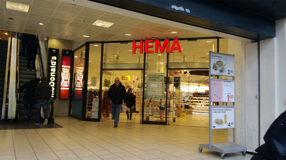 De HEMA aan de Molslaan in het centrum van Delft