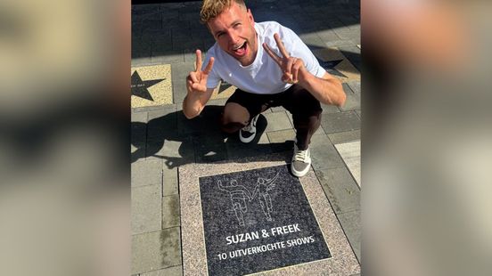 Suzan & Freek vereeuwigd op Walk of Fame bij GelreDome