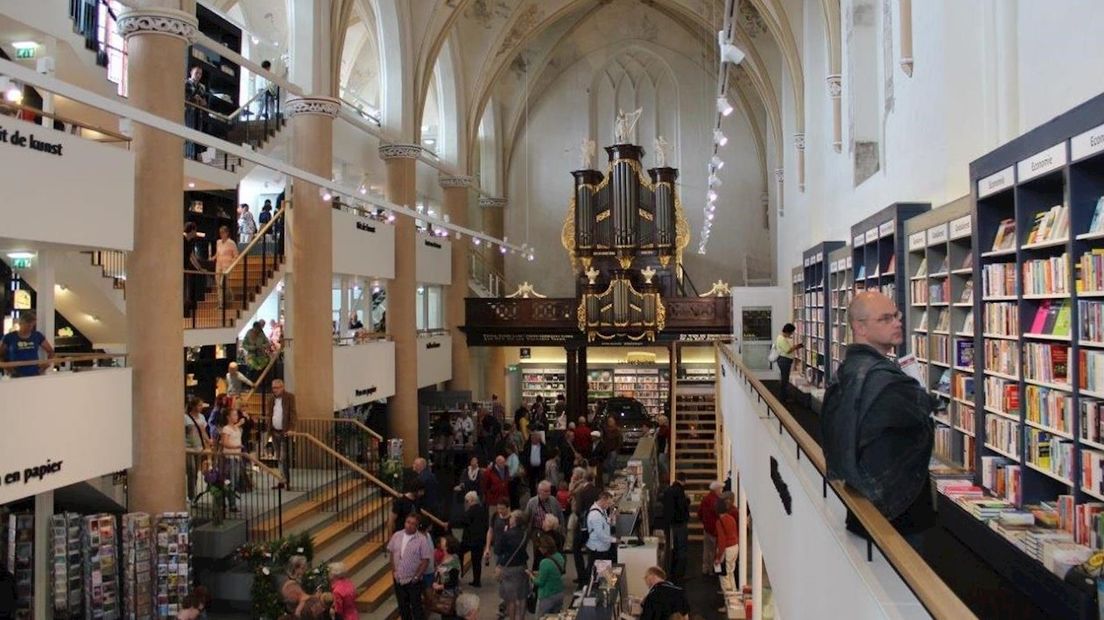 Ergoedprijs voor boekhandel in kerk