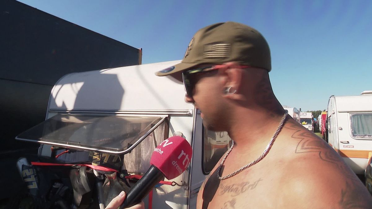 De ochtend begon in de file voor bezoekers van Boerenrock