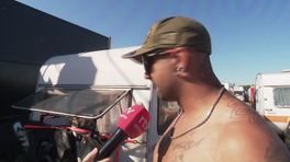 De ochtend begon in de file voor bezoekers van Boerenrock