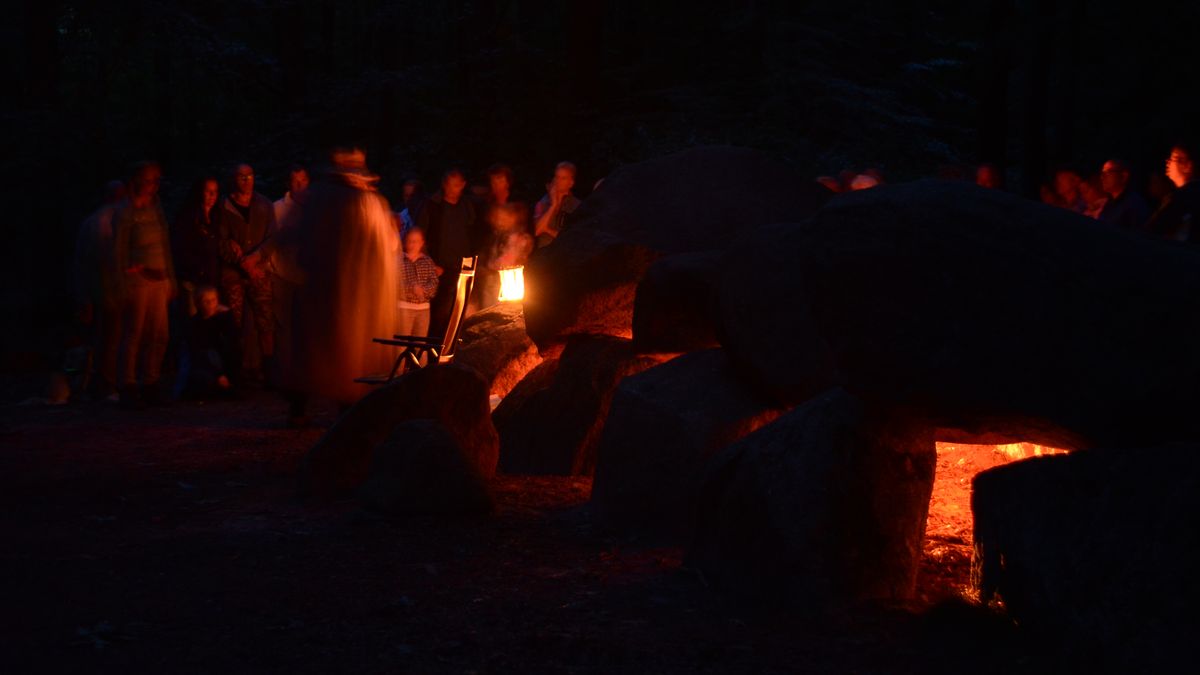 Lichtjes trekken honderden mensen naar Pinetum Anloo