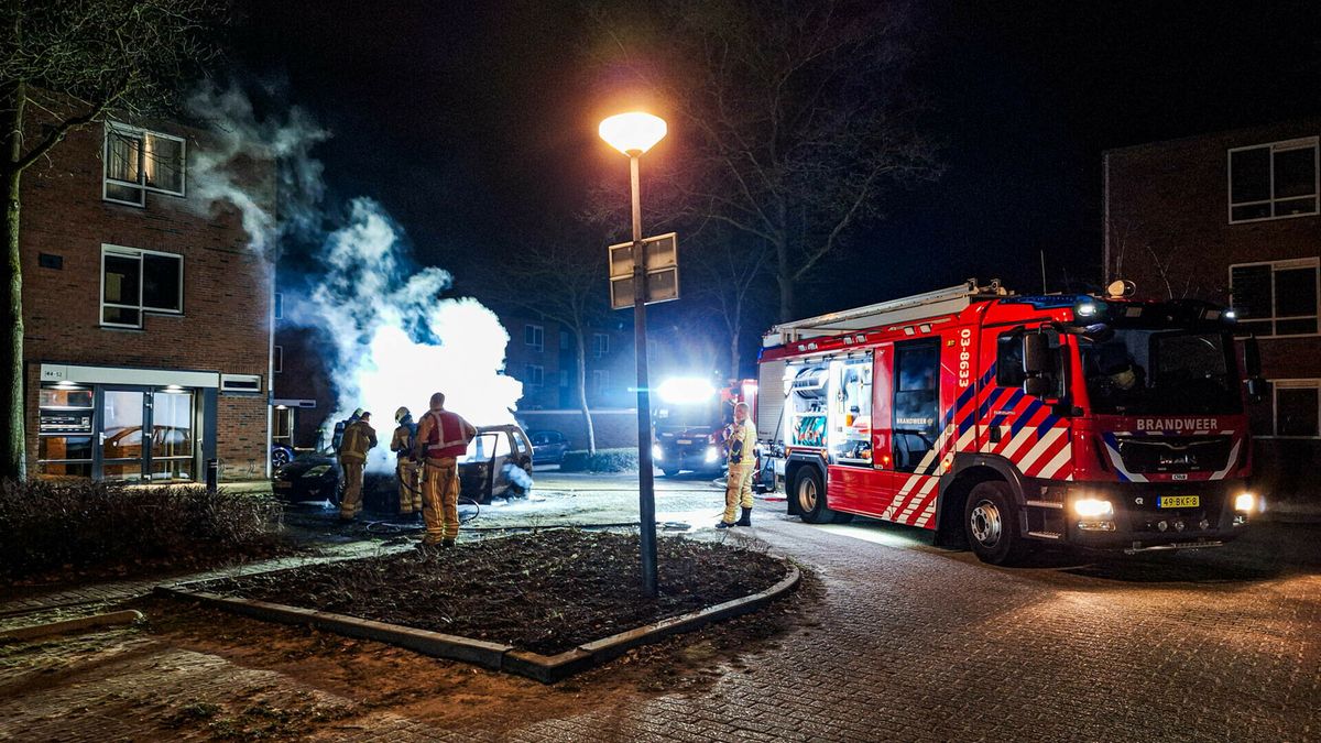 Auto's volledig verloren door brand in Emmen