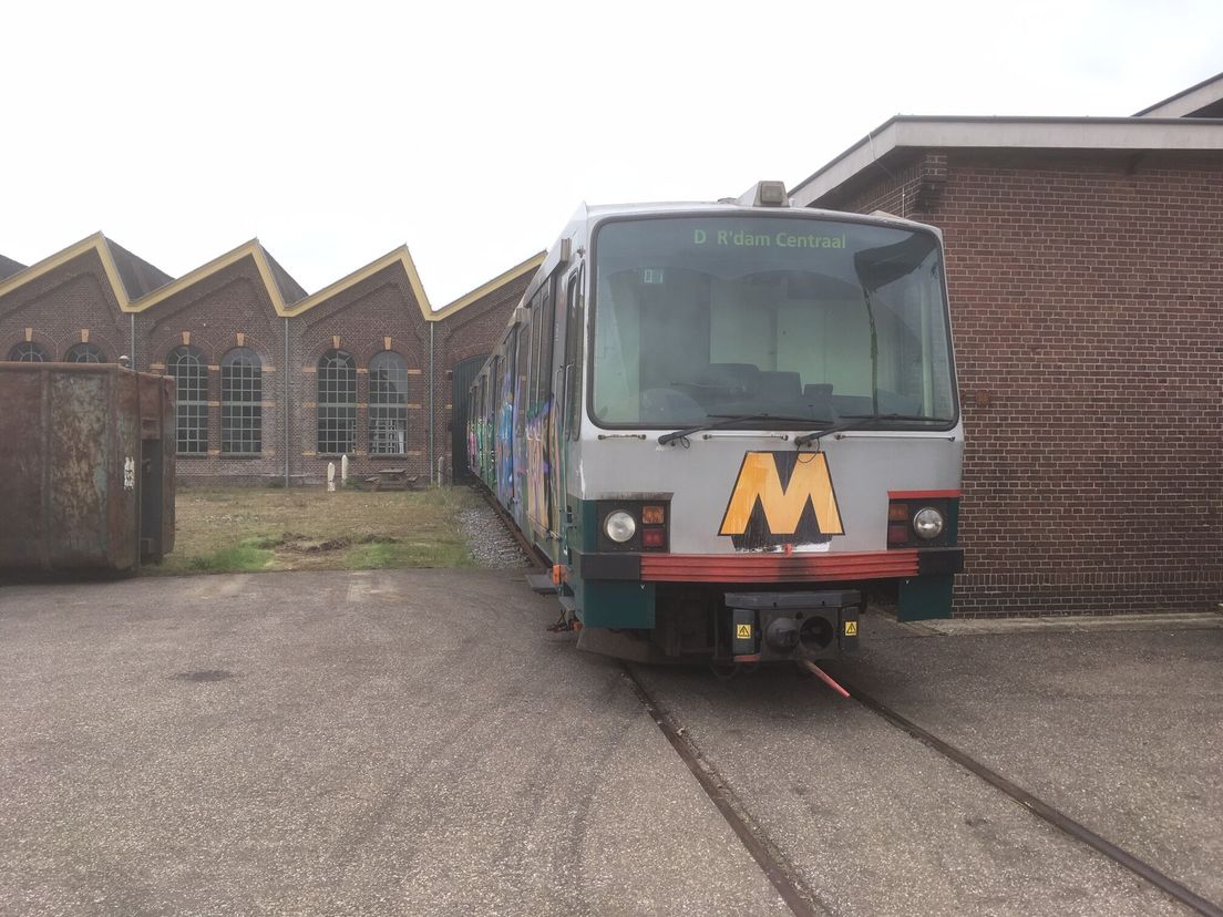 Oude metro straks te zien in museum.