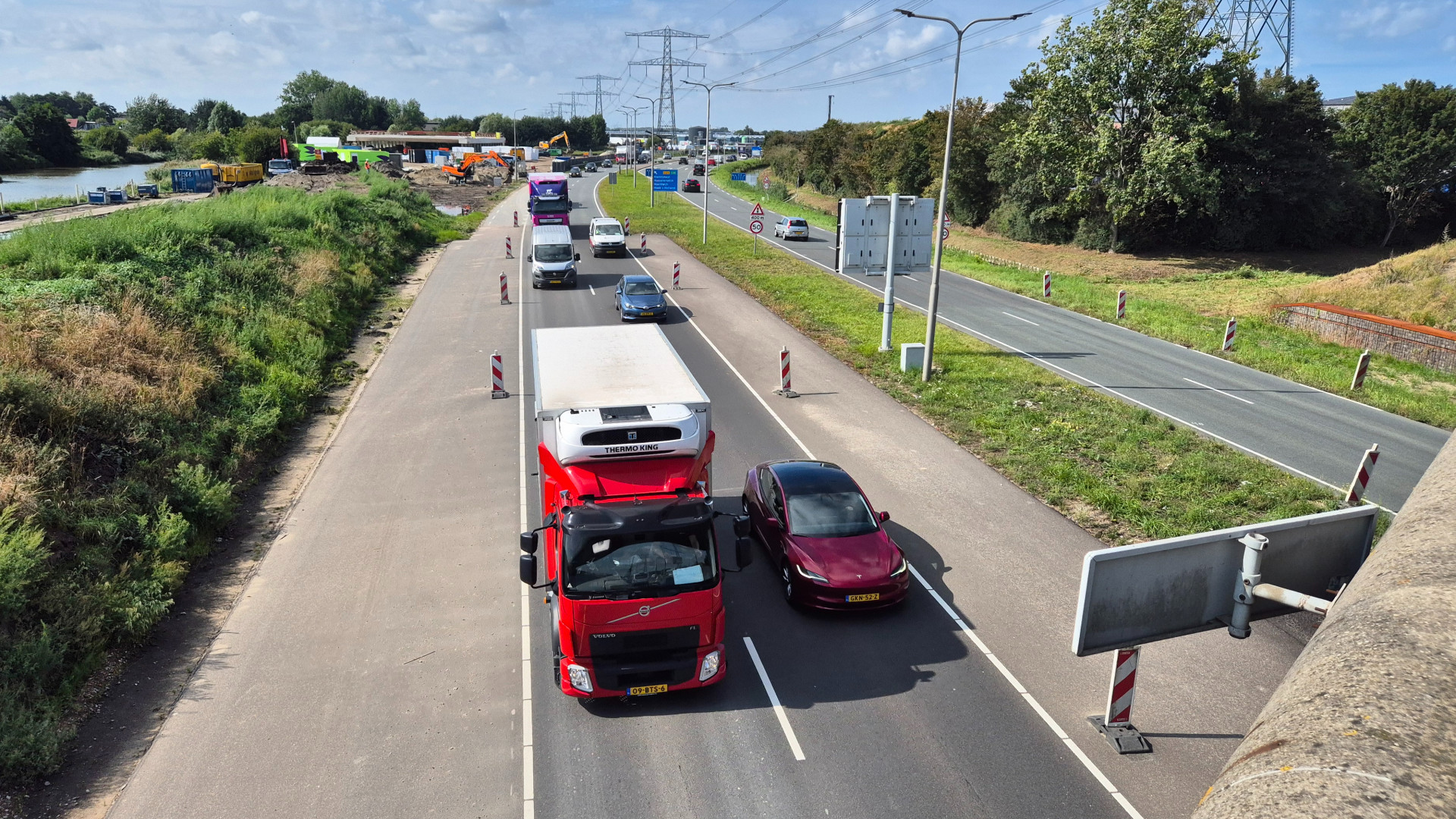 Aan de Wippolderlaan wordt gewerkt