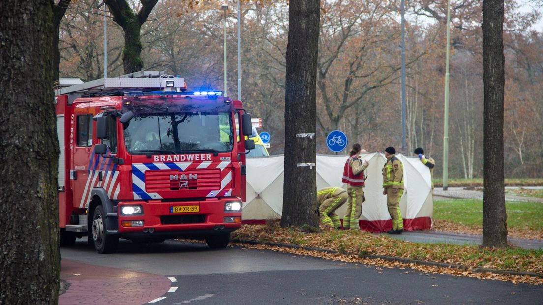 Ongeluk op Brinkenweg in Emmen