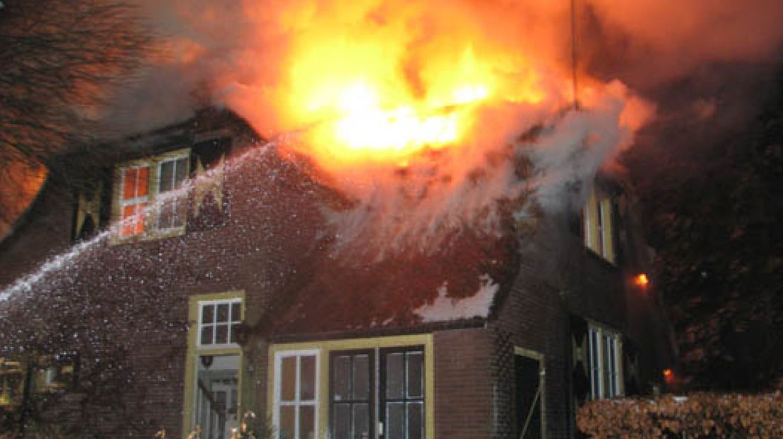 Brand verwoest boerderij Vierhouten