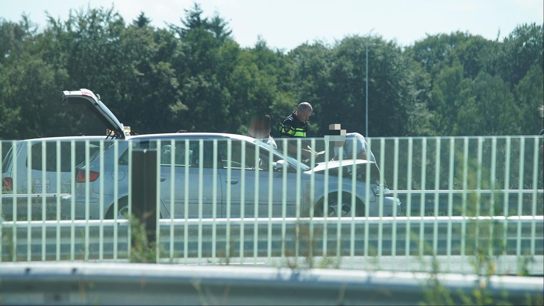 Flinke vertraging op A1 bij Deventer