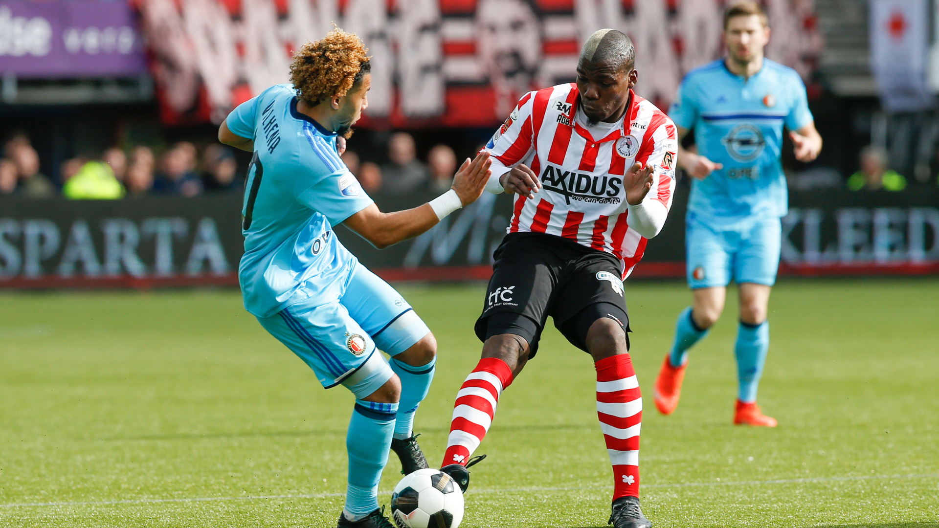 Sinds de 1-0 overwinning in 2017 - waar Mathias Pogba scoorde - wist Sparta niet meer te winnen van stadsgenoot Feyenoord.