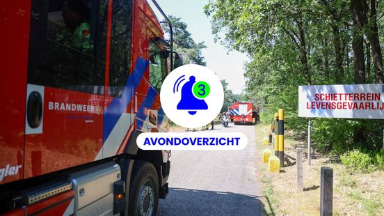 Rijn zakt naar dieptepunt, brand op Defensieterrein en zwaar ongeluk in Wijchen op woensdag 15 juli
