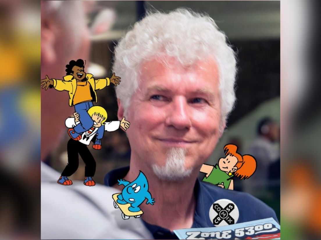 Robert van der Kroft met zijn creaties